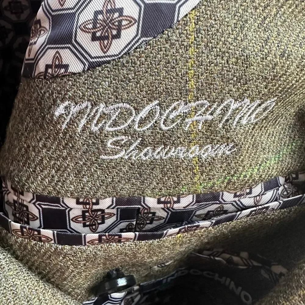 Indochino Olive Windowpane Wool Blazer Sport Coat Made For You Custom Tailored